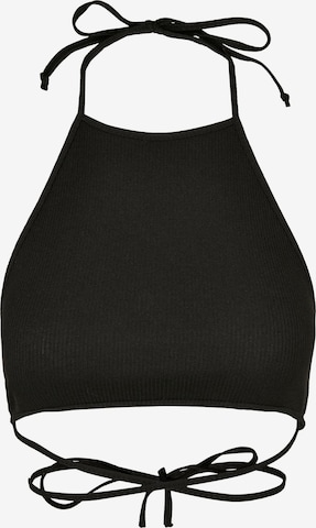 Urban Classics Top in Schwarz: Vorderseite