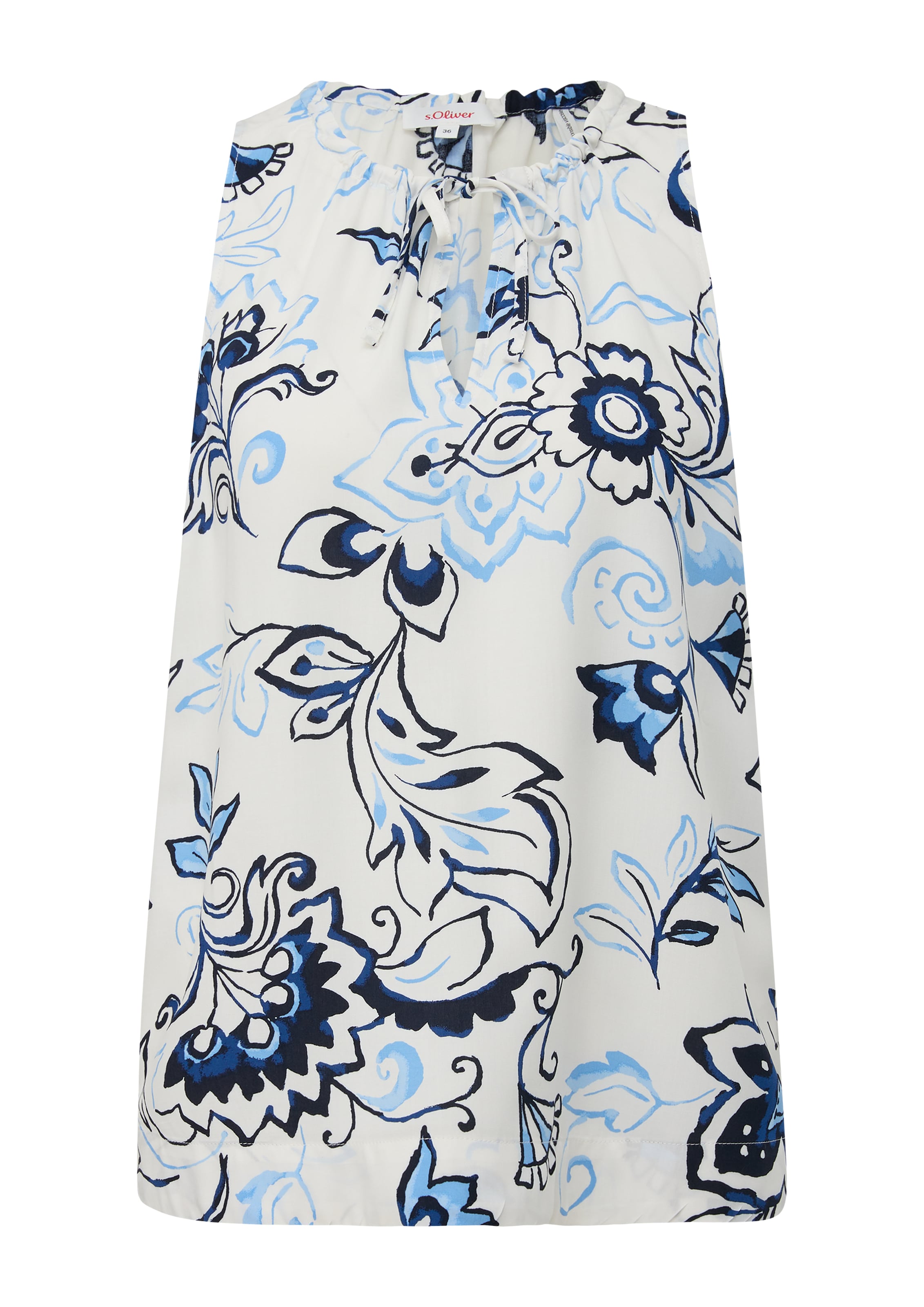 s.Oliver Bluse in Blau: Vorderseite