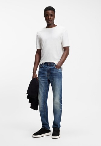 HUGO T-Shirt ' Dulerostee ' in Weiß