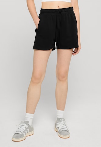 Urban Classics Regular Broek in Zwart: voorkant