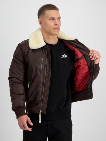 ALPHA INDUSTRIES Between-season jacket 'Injector III' in Brown