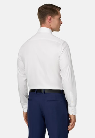 Coupe slim Chemise Boggi Milano en blanc