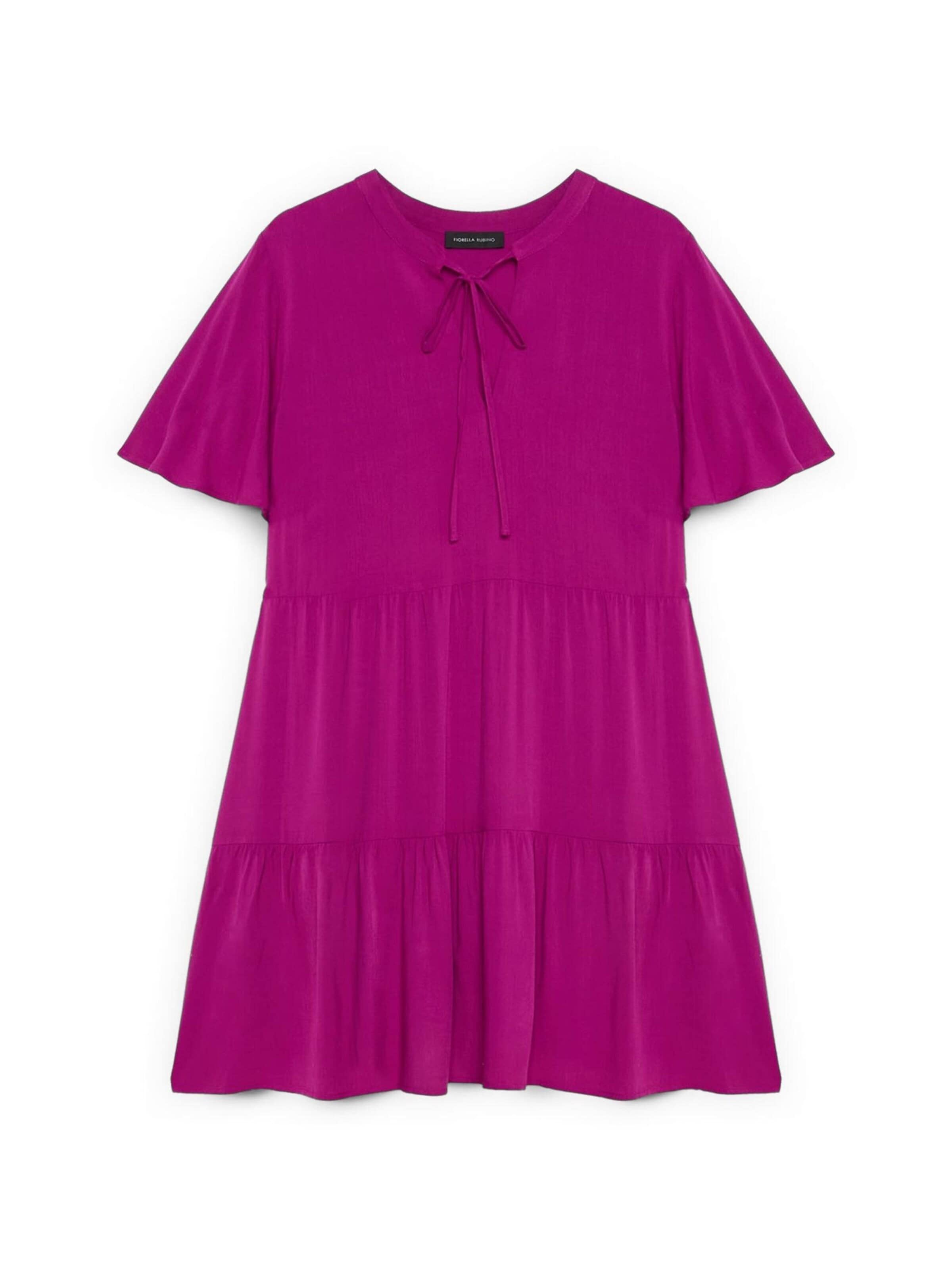 Fiorella Rubino - Vestido en rosa: frente