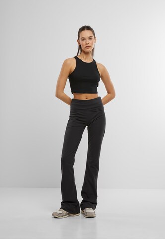 évasé Pantalon DEF en noir