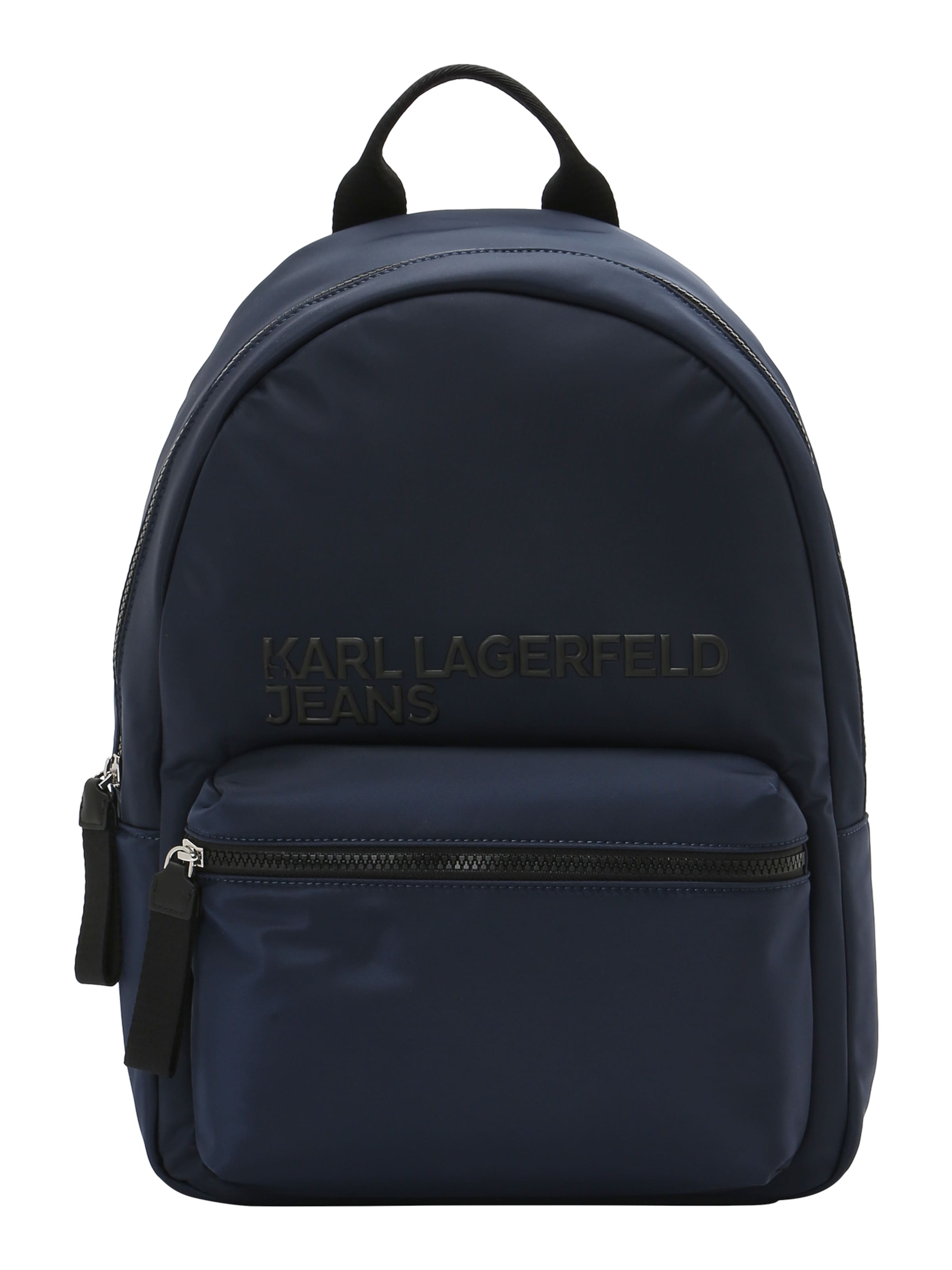 KARL LAGERFELD JEANS Backpack 'ESSENTIAL' in Blue: front
