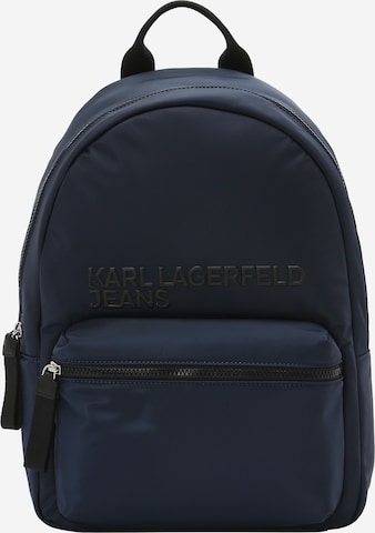KARL LAGERFELD JEANS Reppu 'ESSENTIAL' värissä sininen: etupuoli