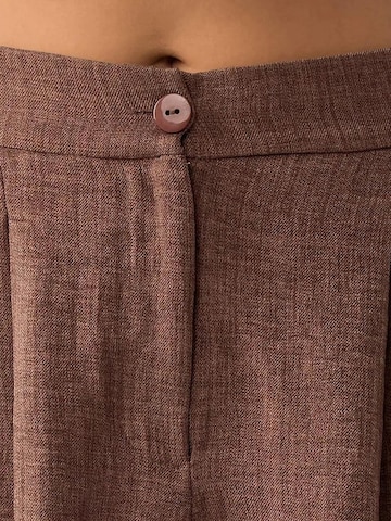 Loosefit Pantalon à pince Hiccup en marron