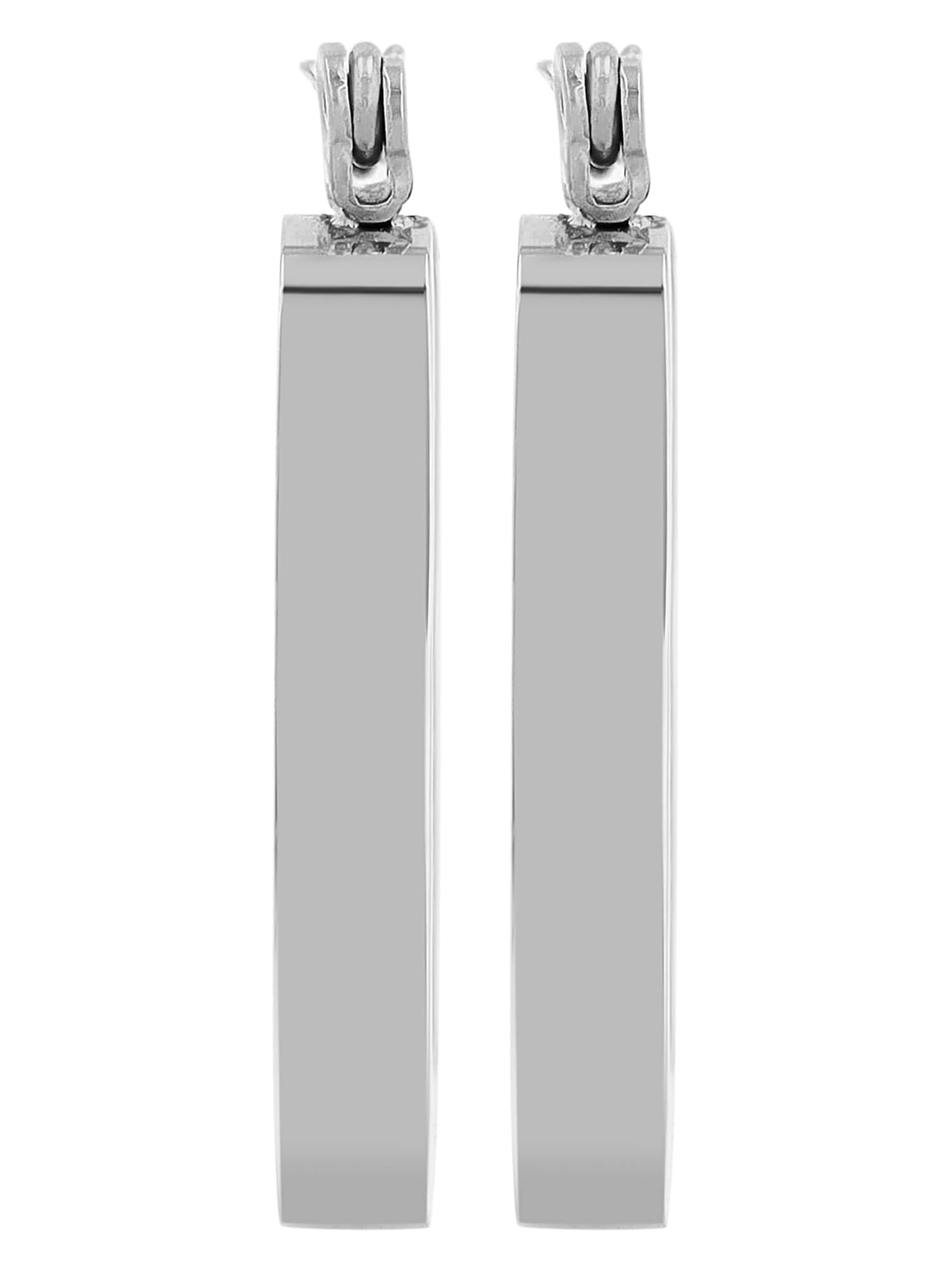 Akzent Earrings 'wasserfest' in Silver