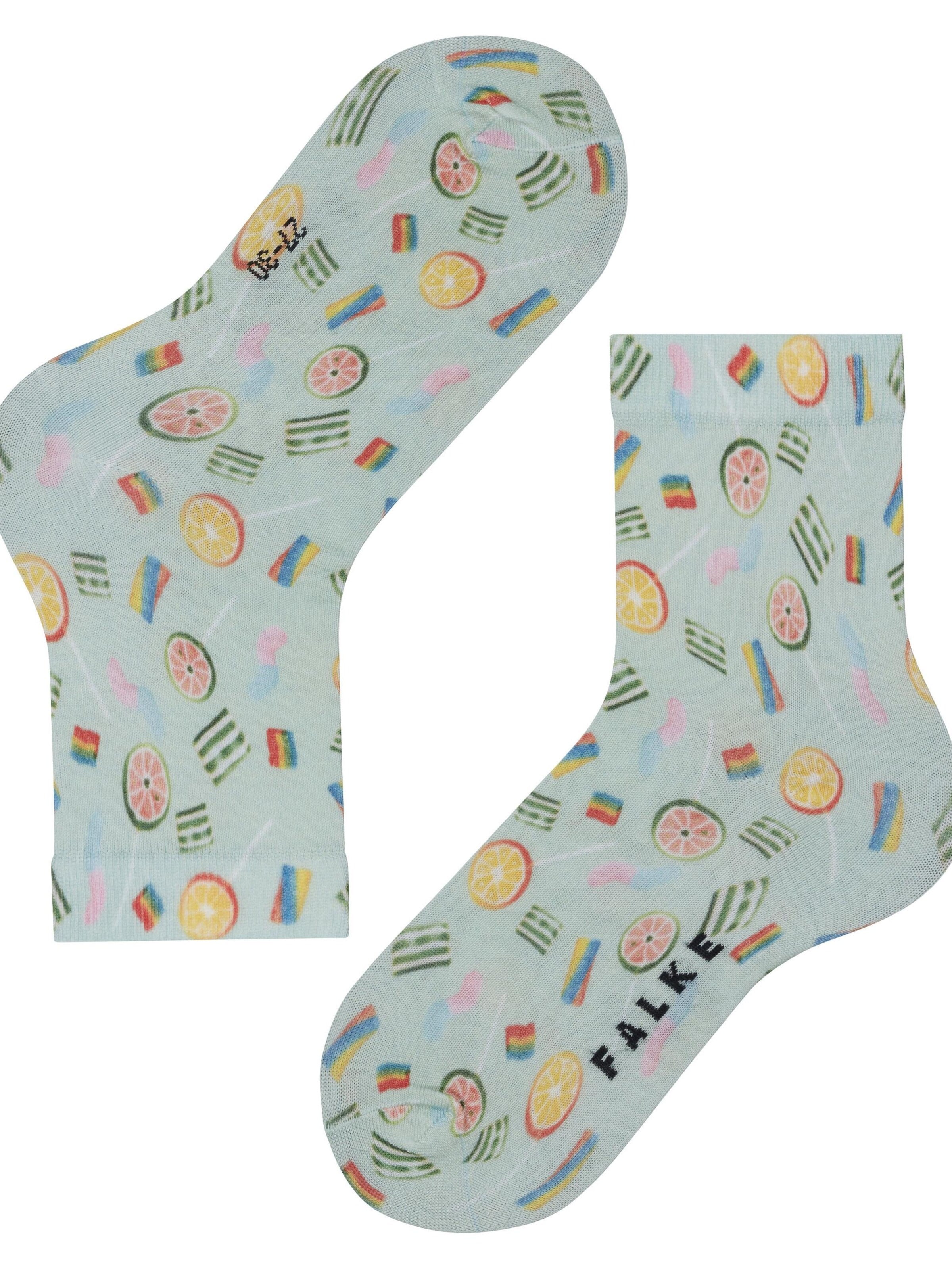 FALKE Colouful Sweets Print in Grün