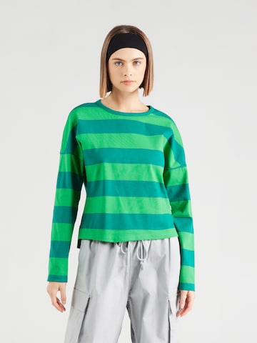Blutsgeschwister Shirt 'Stereo' in Grün: Vorderseite