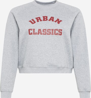 Felpa di Urban Classics in grigio: frontale