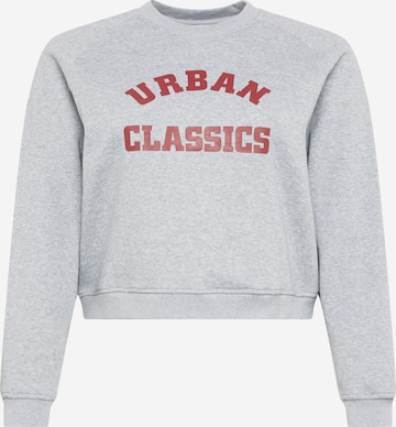 Urban Classics Sweatshirt in Grijs: voorkant