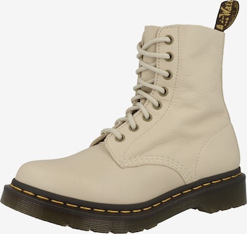 Bottines à lacets 'Pascal' Dr. Martens en beige : devant