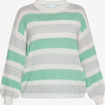 Pull-over usha BLUE LABEL en vert : devant