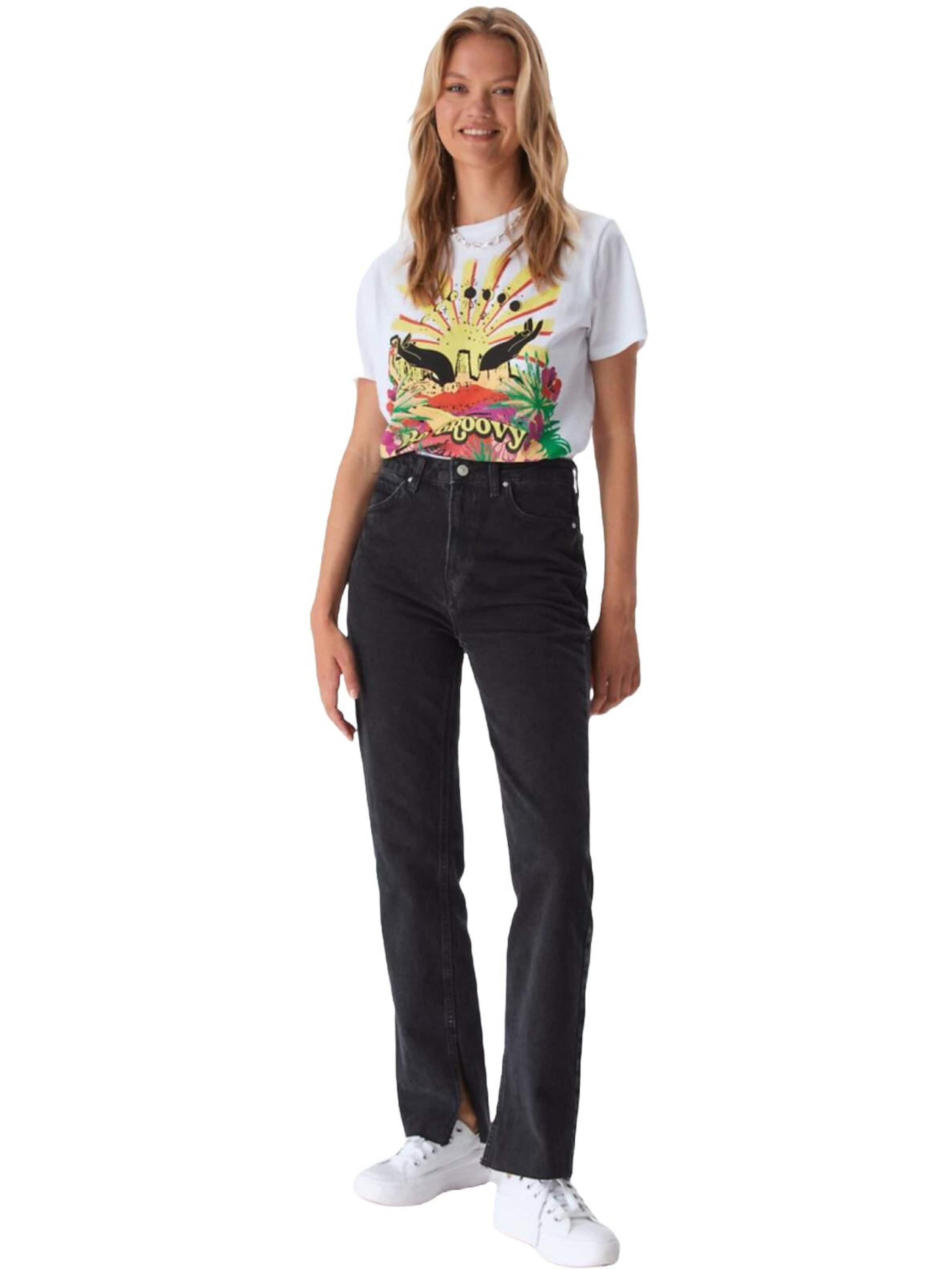 regular Jeans 'LTB Jeans Damen Betiana High Waist Straight Leg Jeanshose' di LTB Jeans in nero