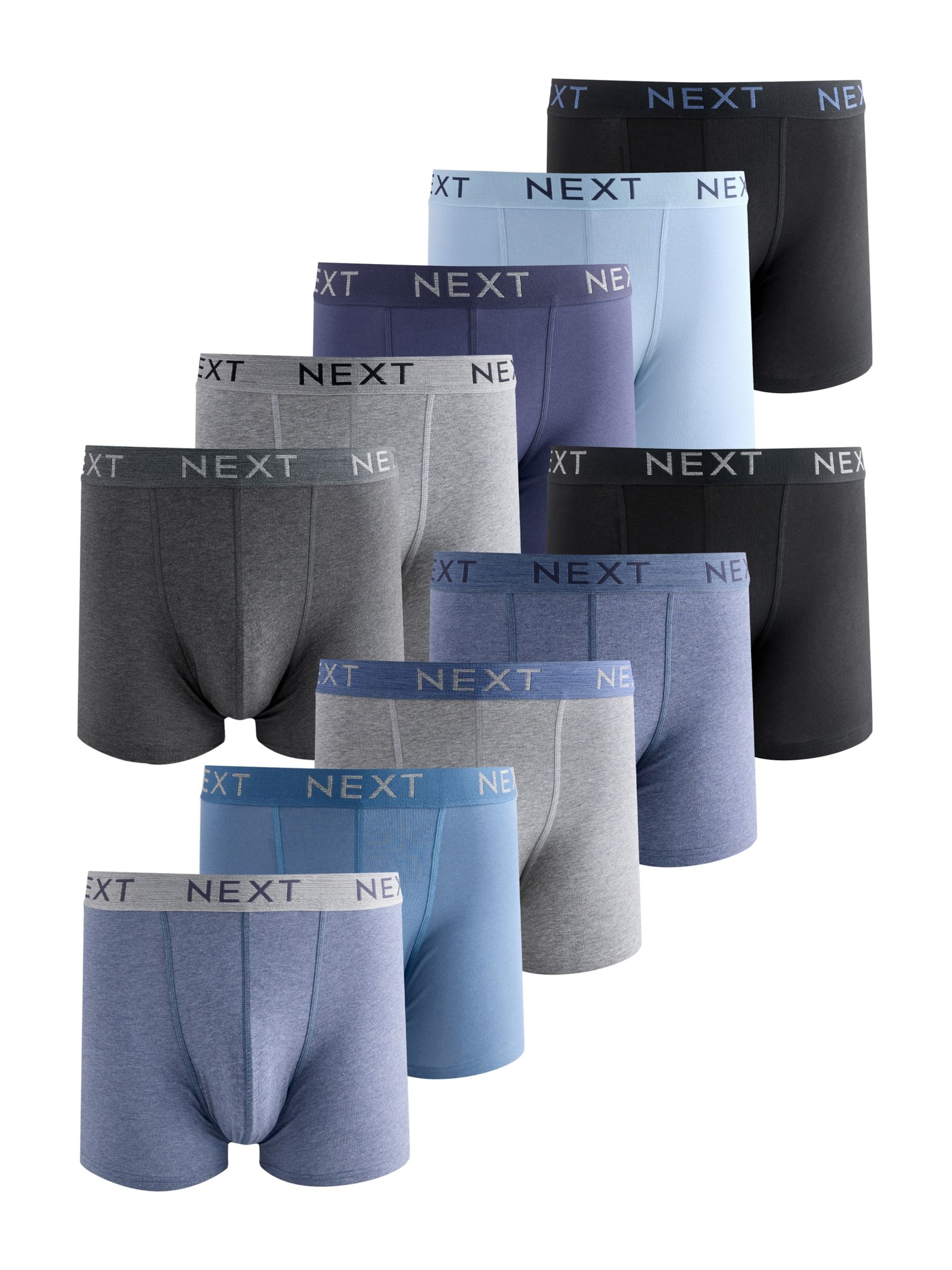 zils Next Bokseršorti: no priekšpuses