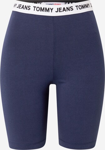 Tommy Jeans Skinny Pants in Blue: front