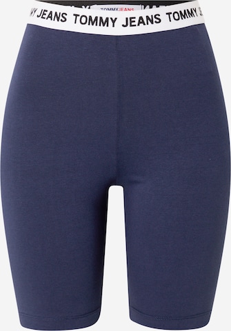 Tommy Jeans Skinny Leggings in Blau: predná strana