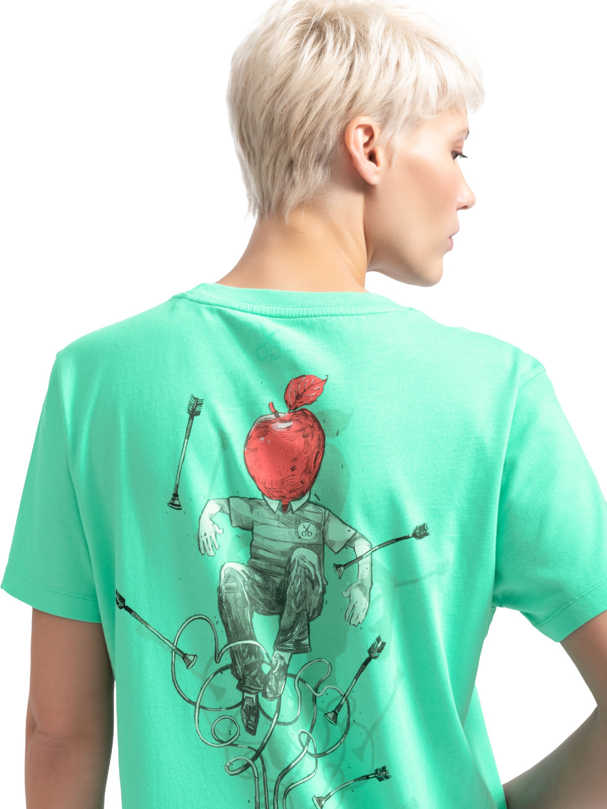 Kaft Shirt 'Apple' in Green