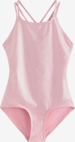 Lindex Uimapuku värissä vaaleanpunainen: etupuoli