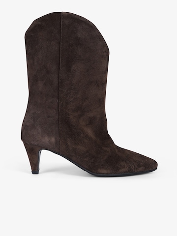 GISEL MOIRE Enkellaarsje 'Enea' in Bruin