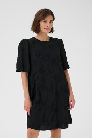 CULTURE Jurk 'CUgeniva' in Zwart: voorkant