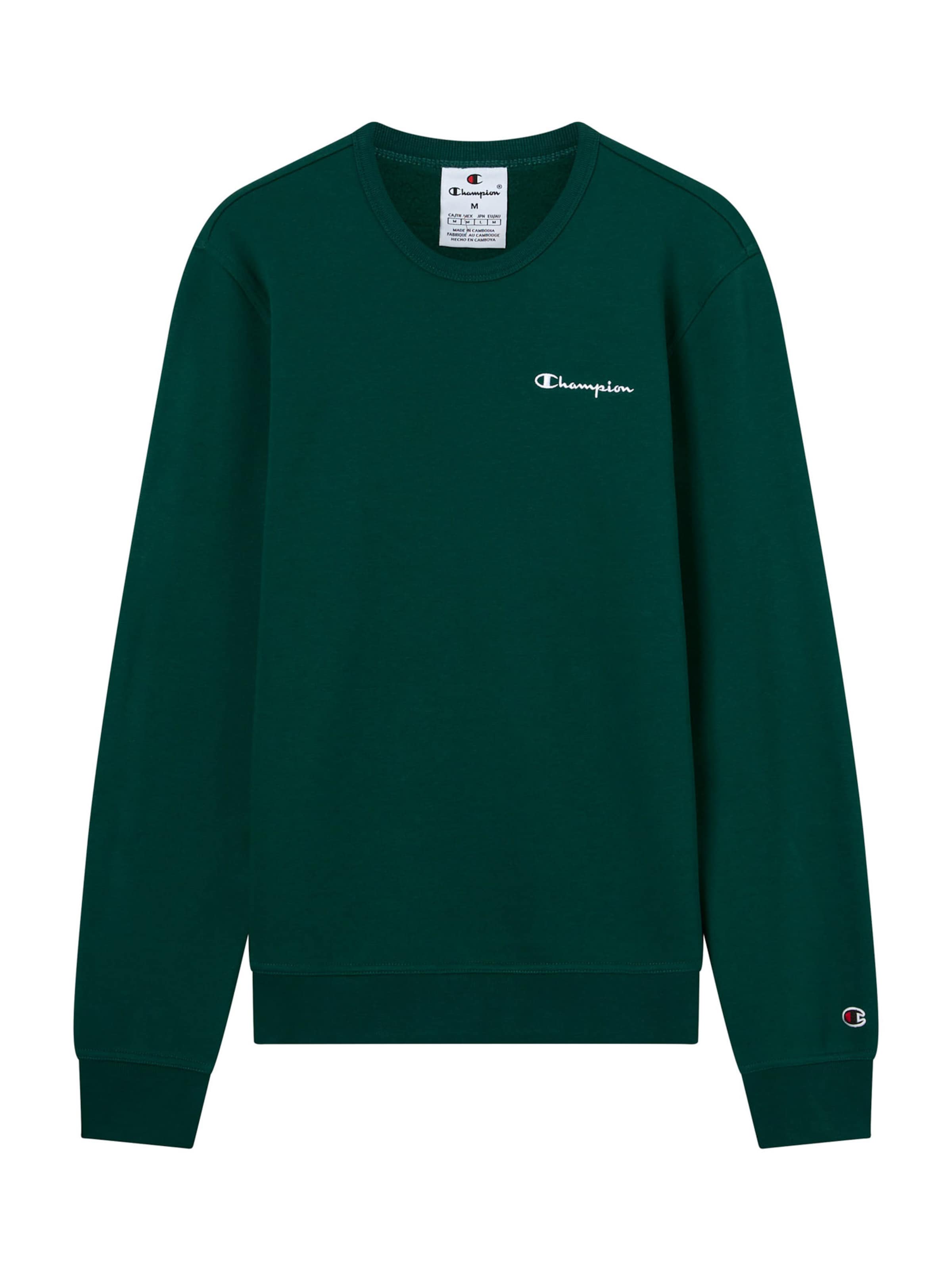 Champion Authentic Athletic Apparel Sweatshirt in Green: front