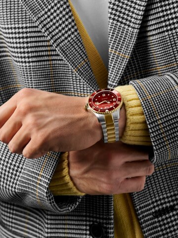 Seizmont Analog Watch 'Tide' in Red