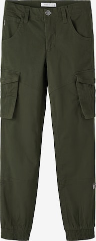 NAME IT Tapered Trousers 'Bamgo' in Green: front