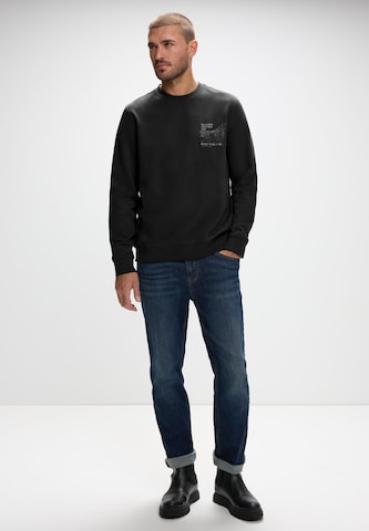 Street One MEN Sweatshirt in Schwarz