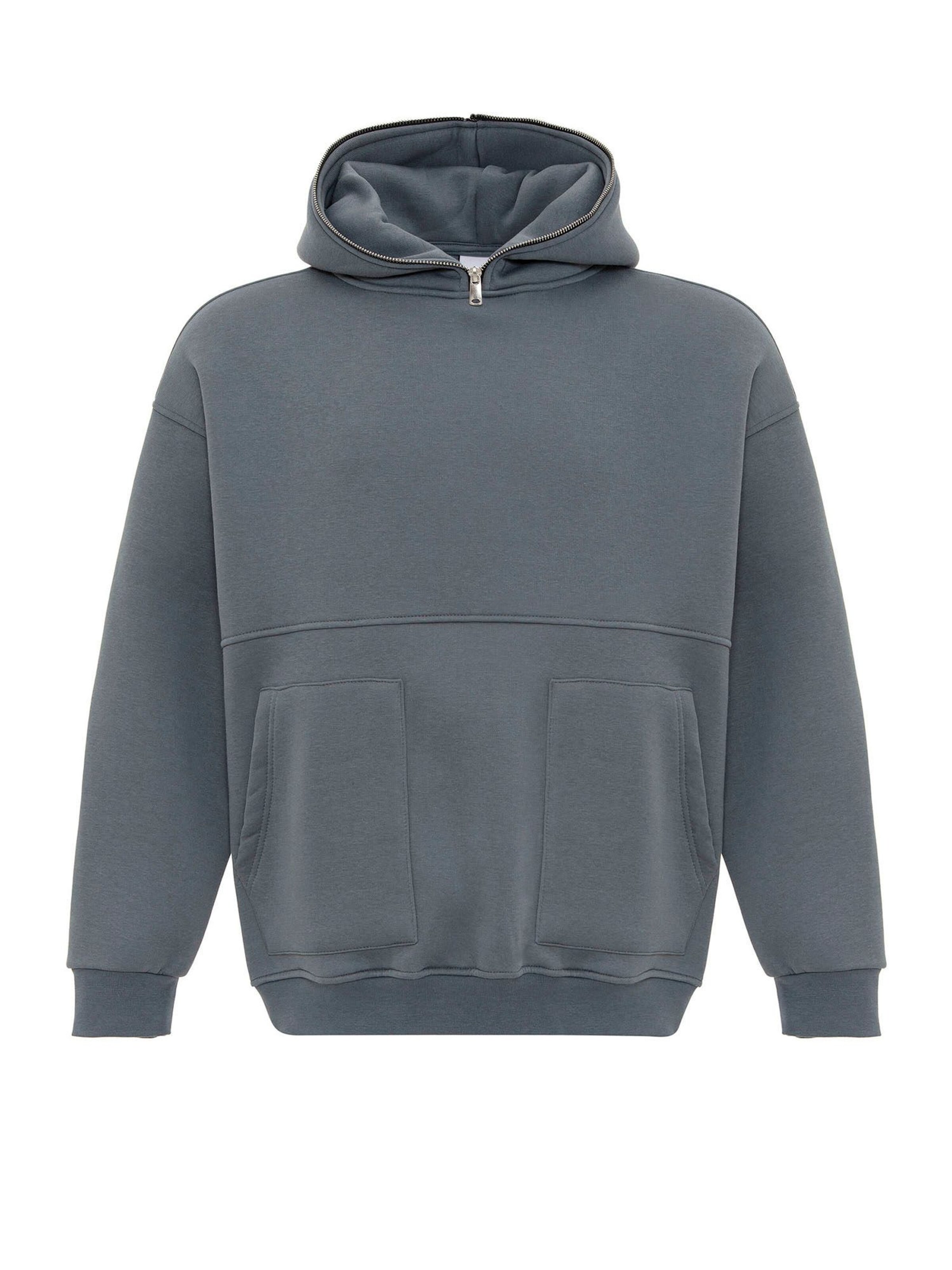 VAMOS CLO Mikina - Sivá: predná strana