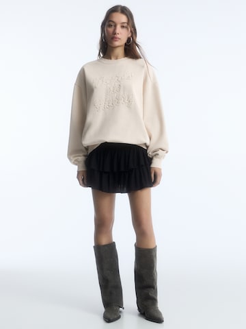 Pull&Bear Sweatshirt in Beige