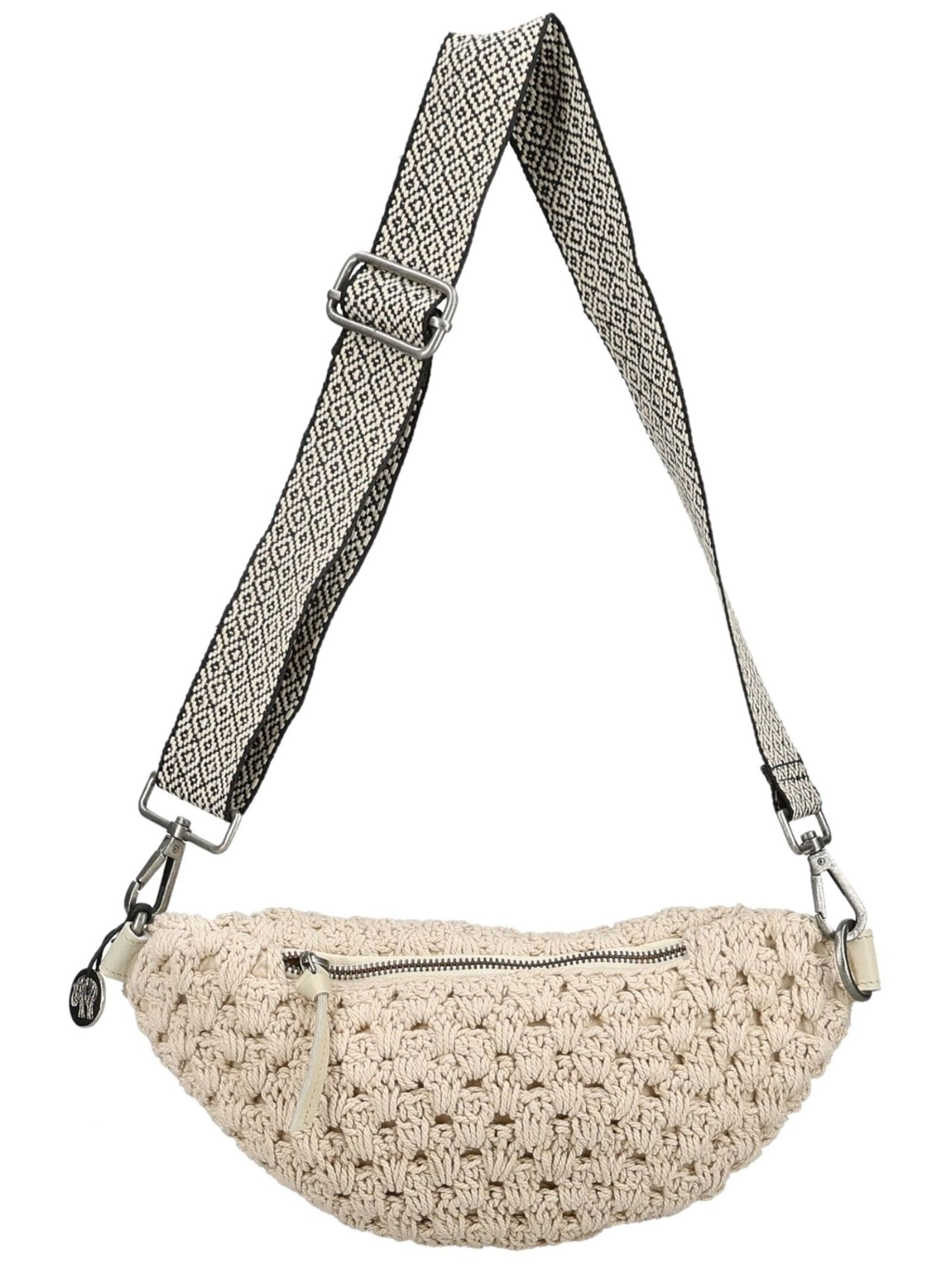 ANOKHI Schoudertas in Beige