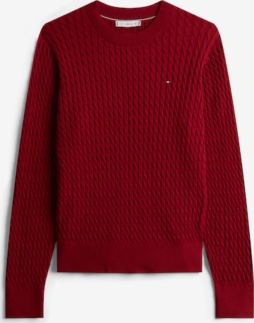sarkans TOMMY HILFIGER Džemperis: no priekšpuses