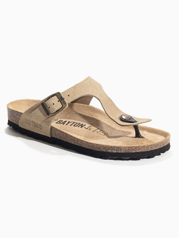 Bayton T-bar sandals 'Melia' in Beige