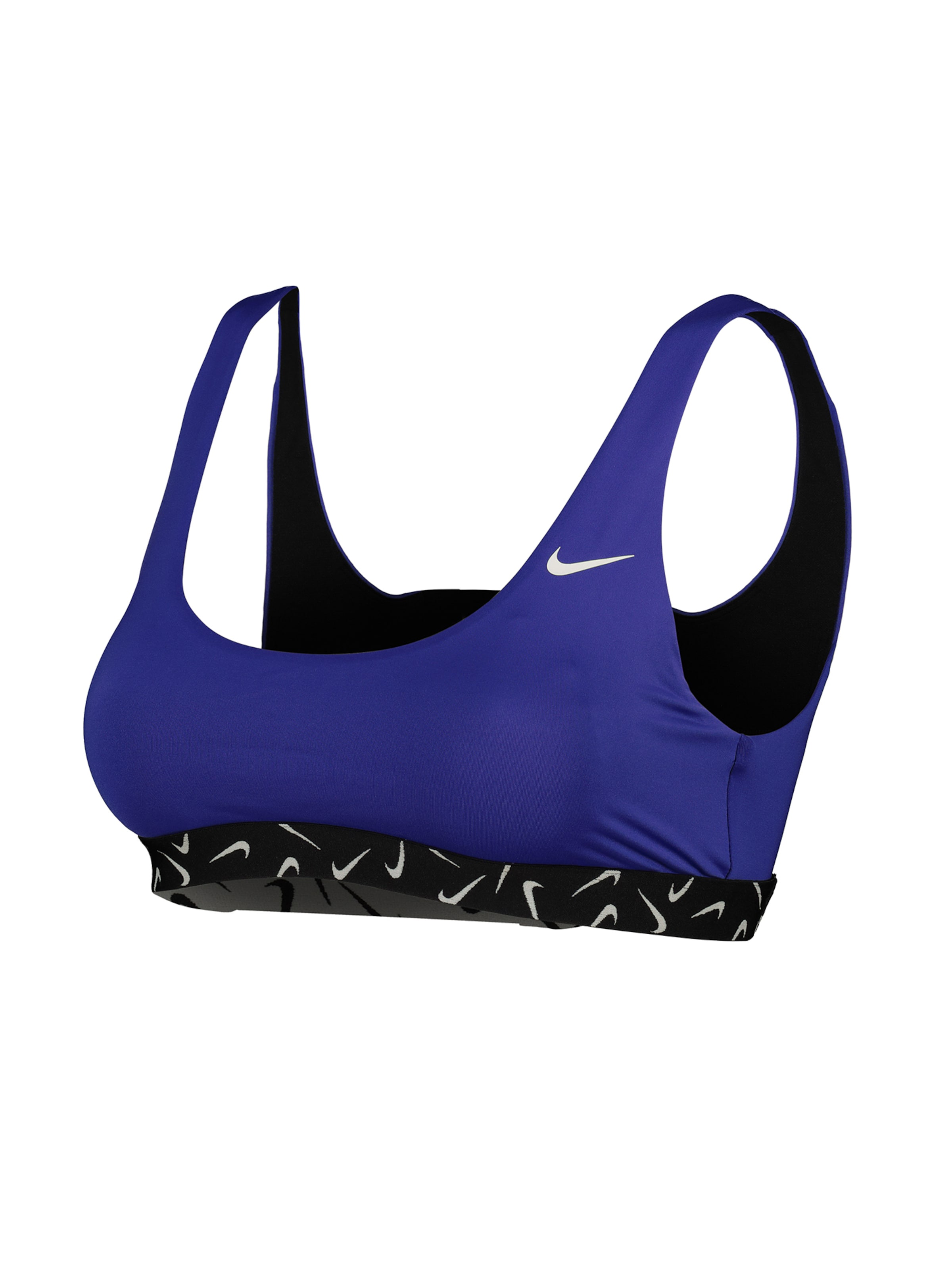 Nike Swim Bralette Athletic Bikini Top in Purple: front