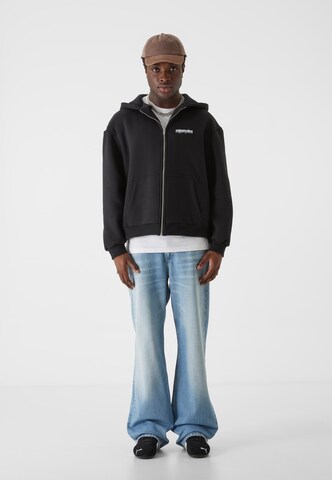 MJ Gonzales Sweatvest 'Burning Wings' in Zwart