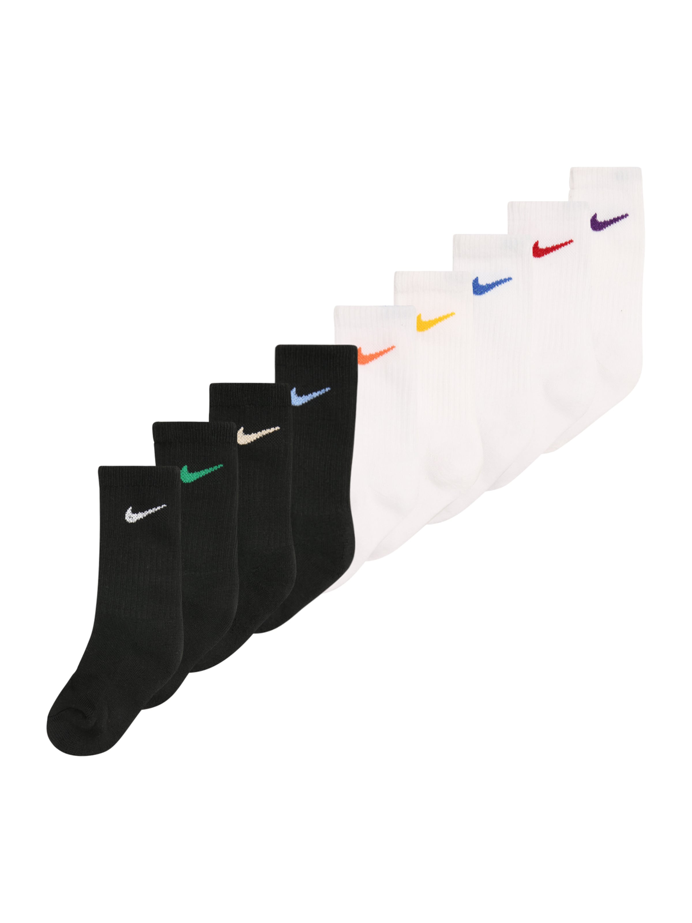 Nike Sportswear Къси чорапи в черно: отпред