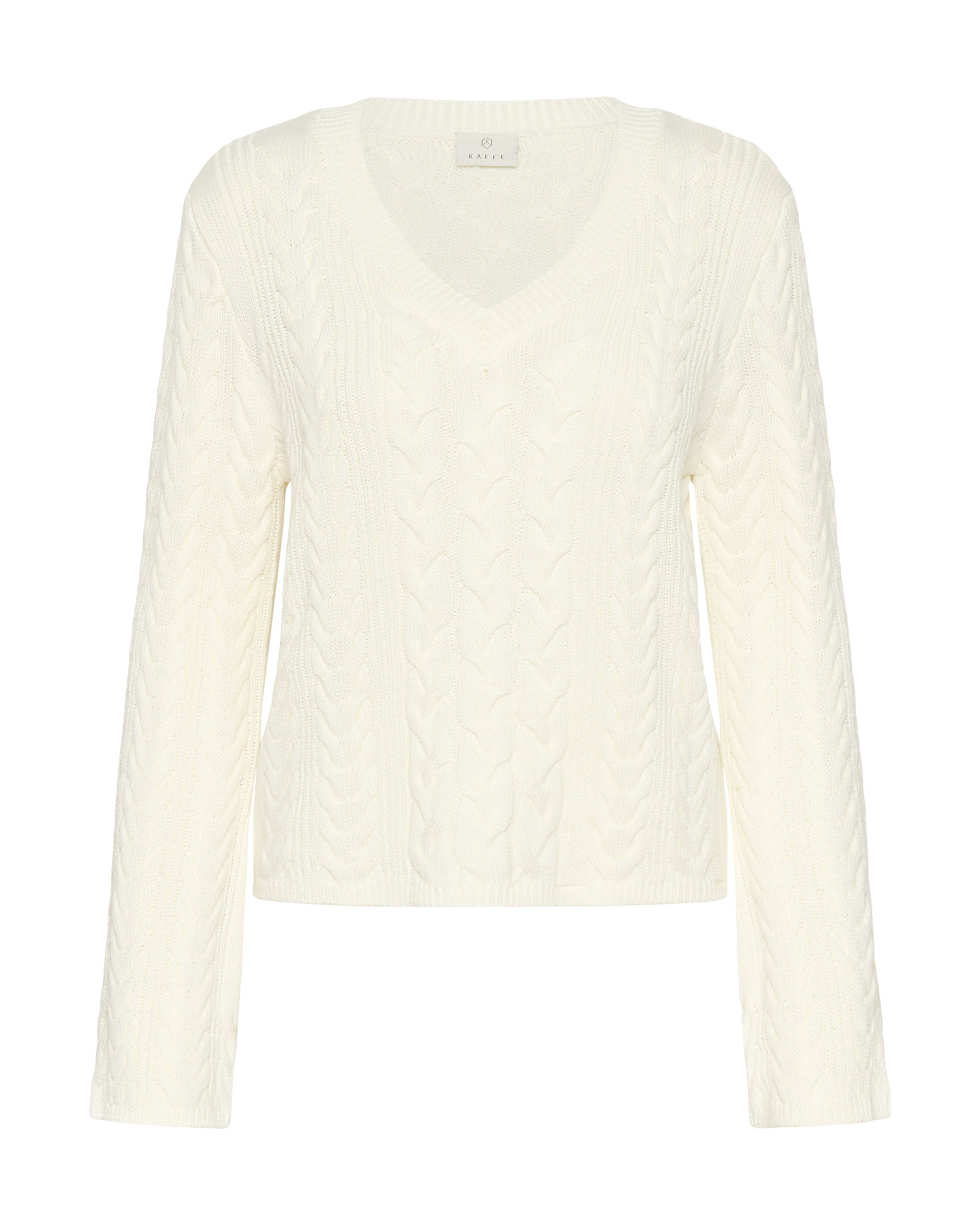 Kaffe Sweater in White: front
