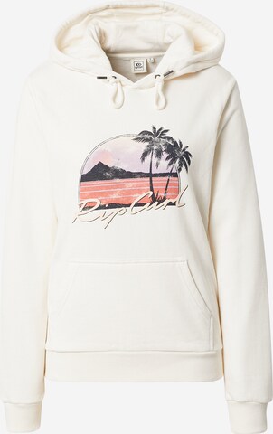 RIP CURL Sportief sweatshirt in Beige: voorkant