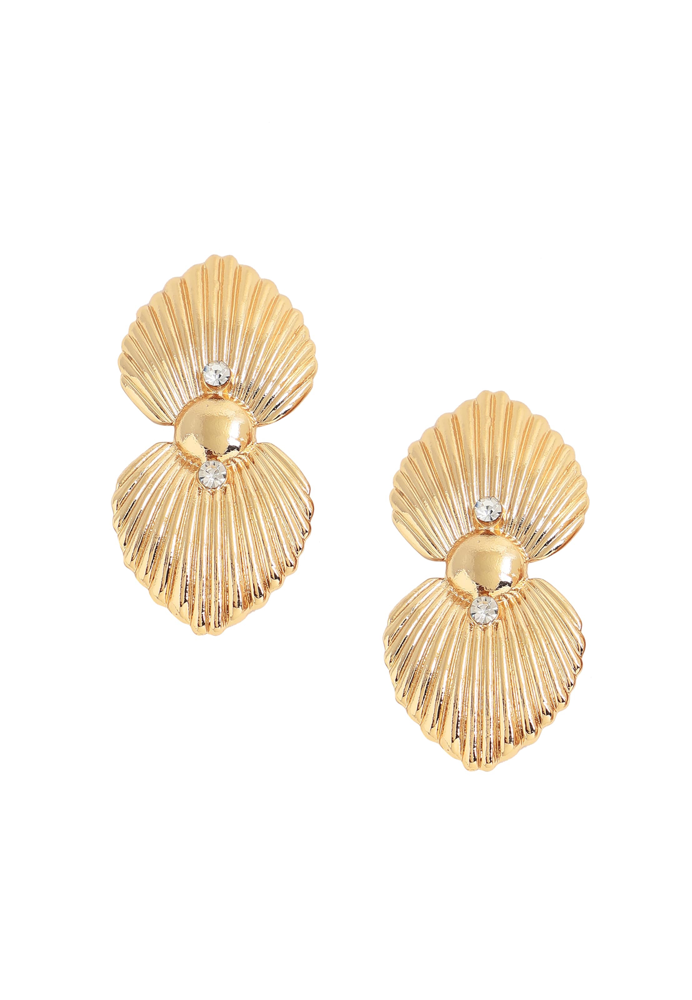 zelts SOHI Auskari: no priekšpuses