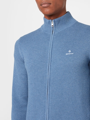 Coupe regular Vestes en maille GANT en bleu