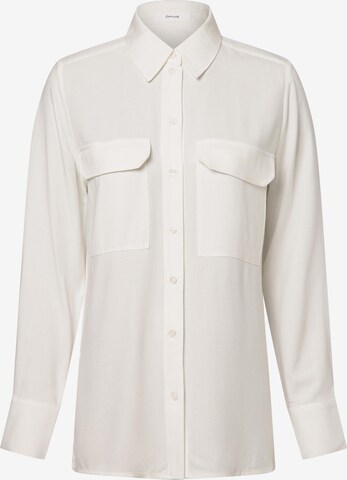 OPUS Blouse 'Filesko' in White: front