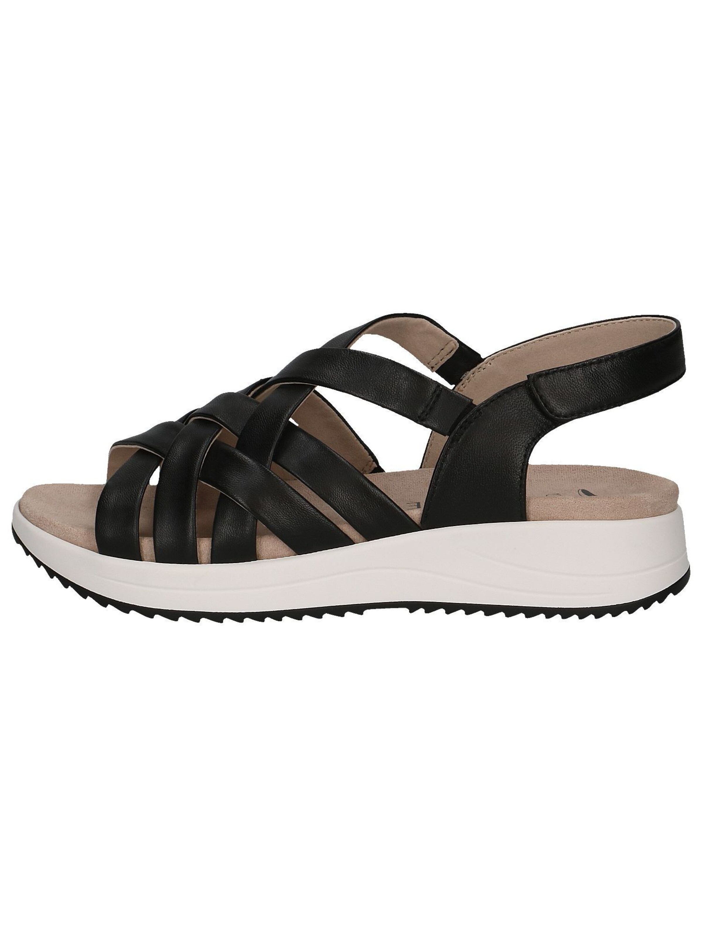 CAPRICE Riemensandale in Schwarz