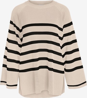 Pullover 'FIFI' di Noisy may in beige: frontale