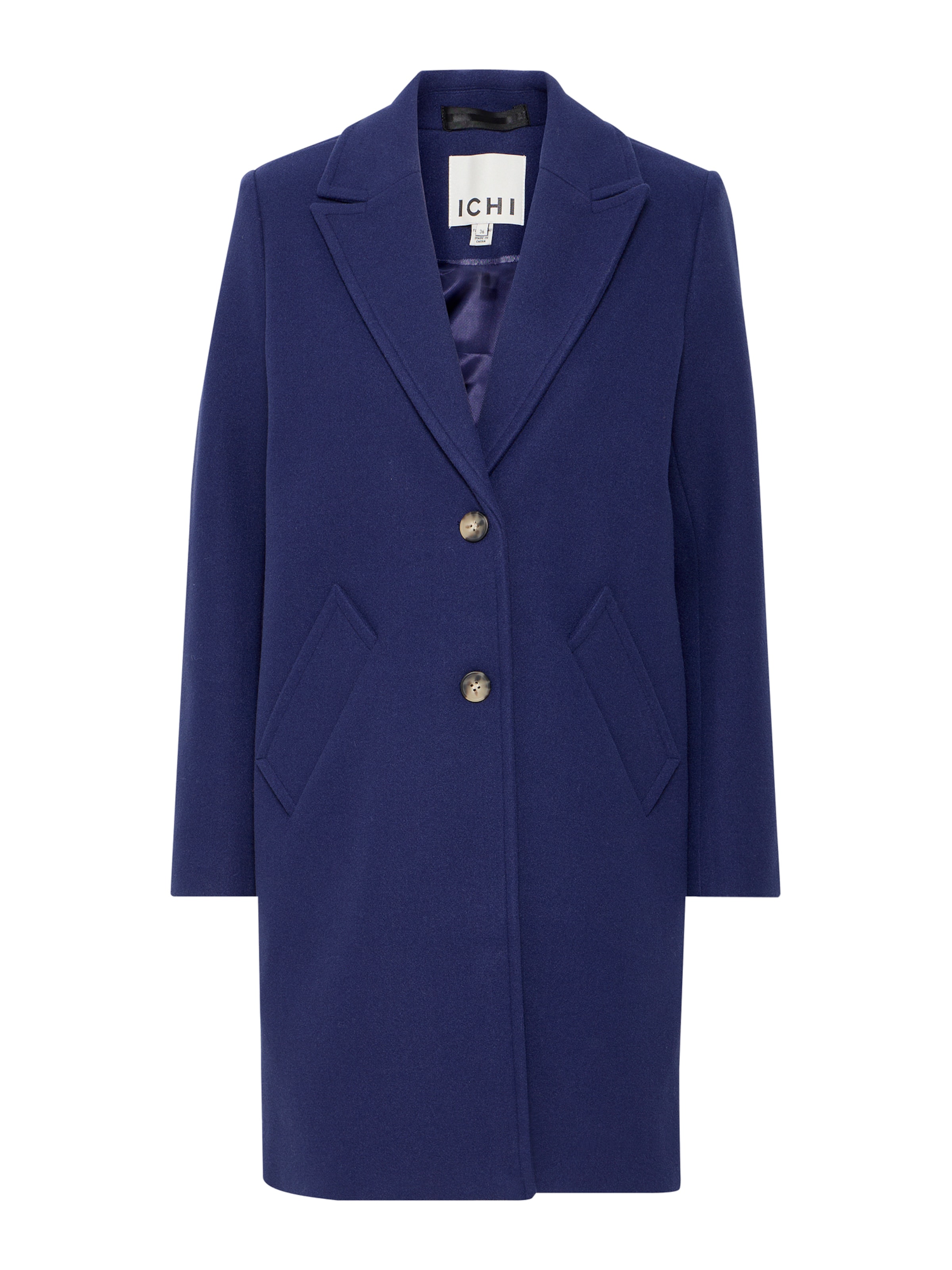 ICHI Tussenmantel 'IHJANNET' in Blauw: voorkant