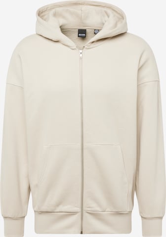 Only & Sons Zip-Up Hoodie 'DAN' in Green: front