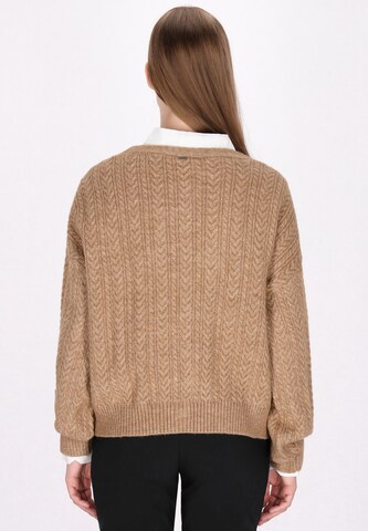 Cardigan DreiMaster Klassik en beige