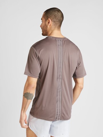 ADIDAS PERFORMANCE Functioneel shirt 'HIIT 3S MES' in Grijs