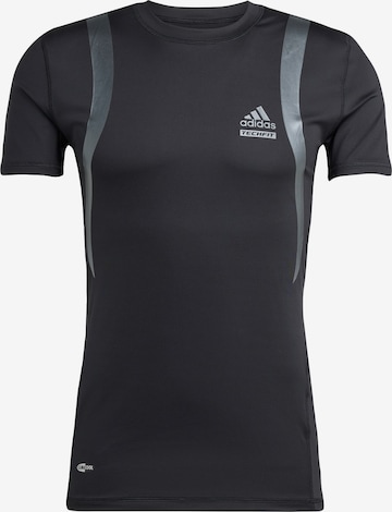 Tricou 'Archive' de la ADIDAS ORIGINALS pe negru: față